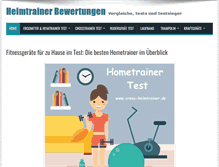 Tablet Screenshot of cross-heimtrainer.de